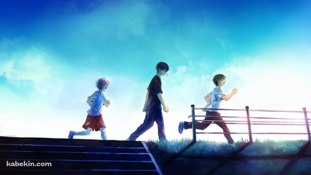 ランニングする小湊 春市と沢村 栄純と古家 聡 / ダイヤのAの壁紙(1051px x 591px) 高画質 PC・デスクトップ用