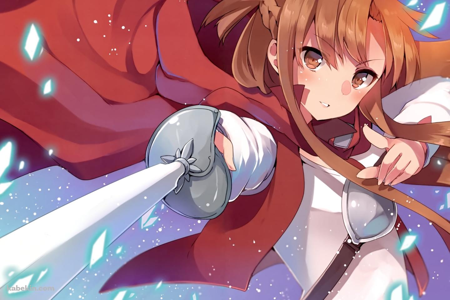 サーベルを突き立てるアスナ / SAO / ソードアートオンラインの壁紙(1440px x 960px) 高画質 PC・デスクトップ用