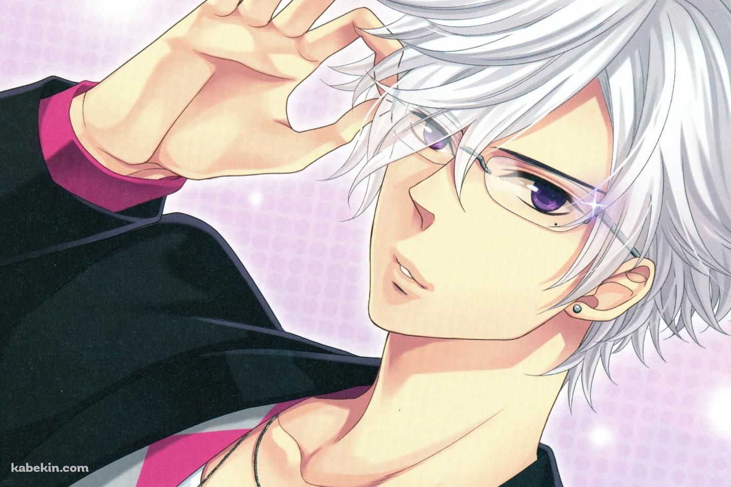 メガネに手をあてる朝日奈 椿 / ブラザーズ コンフリクトの壁紙(1440px x 960px) 高画質 PC・デスクトップ用