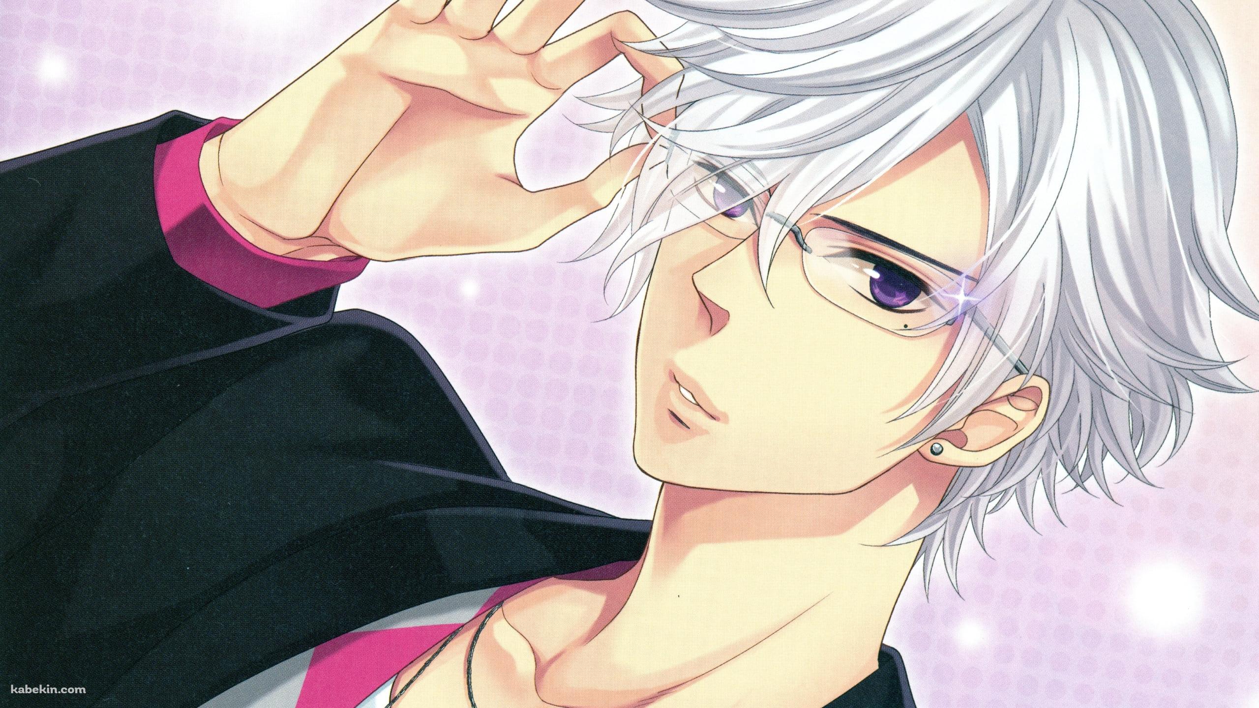 メガネに手をあてる朝日奈 椿 / ブラザーズ コンフリクトの壁紙(2560px x 1440px) 高画質 PC・デスクトップ用