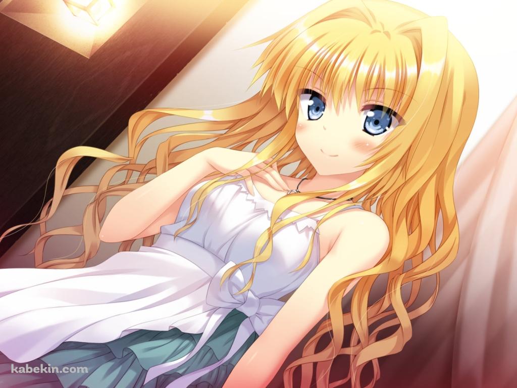 エプロン姿のイヴ・エレイン・オースティン / 恋剣乙女の壁紙(1024px x 768px) 高画質 PC・デスクトップ用
