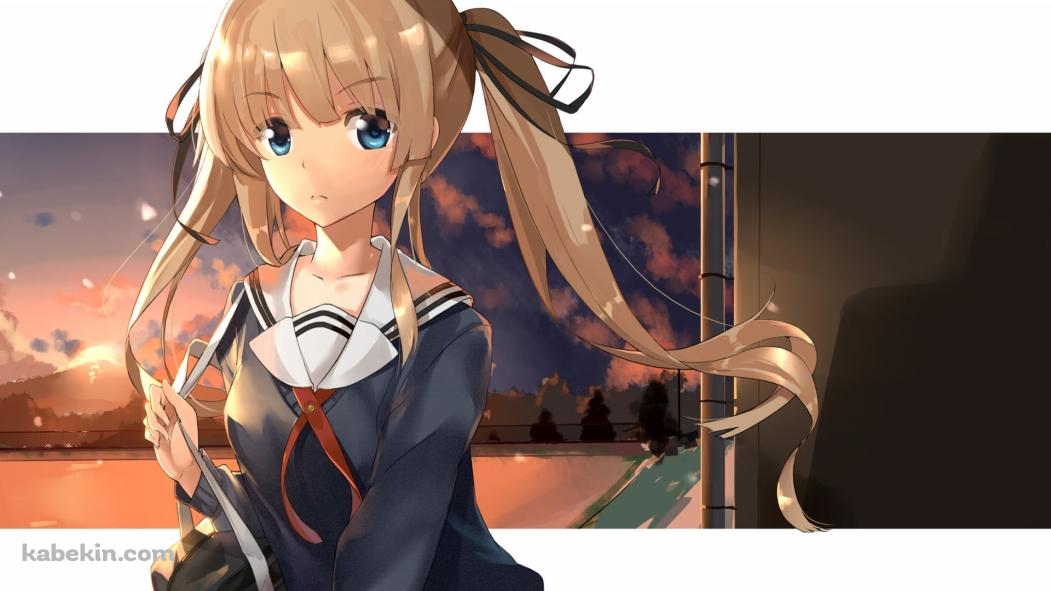 セーラー服を着た可愛い澤村・スペンサー・英梨々 / 冴えない彼女の育てかたの壁紙(1051px x 591px) 高画質 PC・デスクトップ用