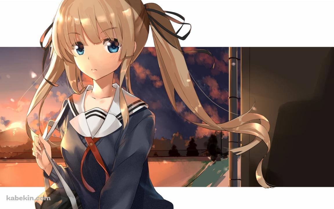 セーラー服を着た可愛い澤村・スペンサー・英梨々 / 冴えない彼女の育てかたの壁紙(1152px x 720px) 高画質 PC・デスクトップ用