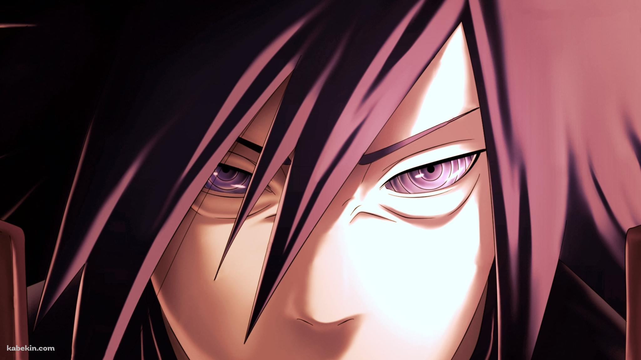 真っ直ぐこちらを見つめるかっこいいうちはマダラ / NARUTOの壁紙(2048px x 1152px) 高画質 PC・デスクトップ用