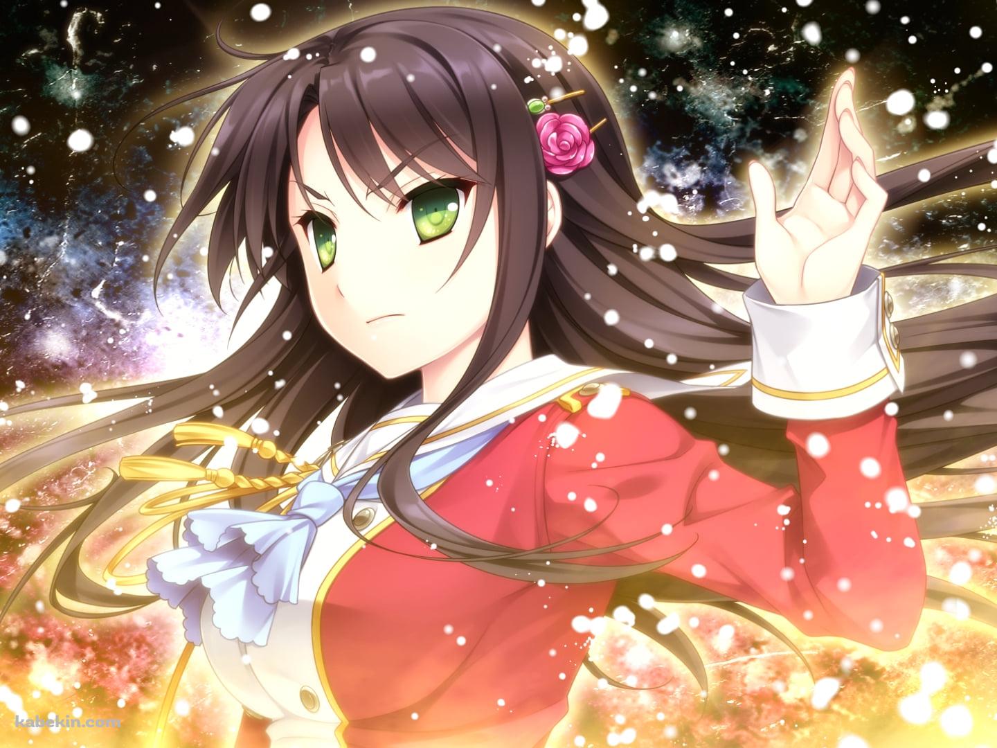 凛々しい表情で左手を掲げる音無 朔 / ハロー・レディ!の壁紙(1440px x 1080px) 高画質 PC・デスクトップ用