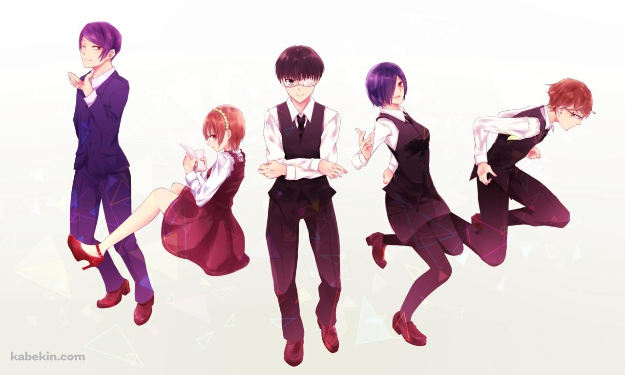 正装をした金木研と霧嶋董香 / 東京喰種の壁紙(1280px x 768px) 高画質 PC・デスクトップ用