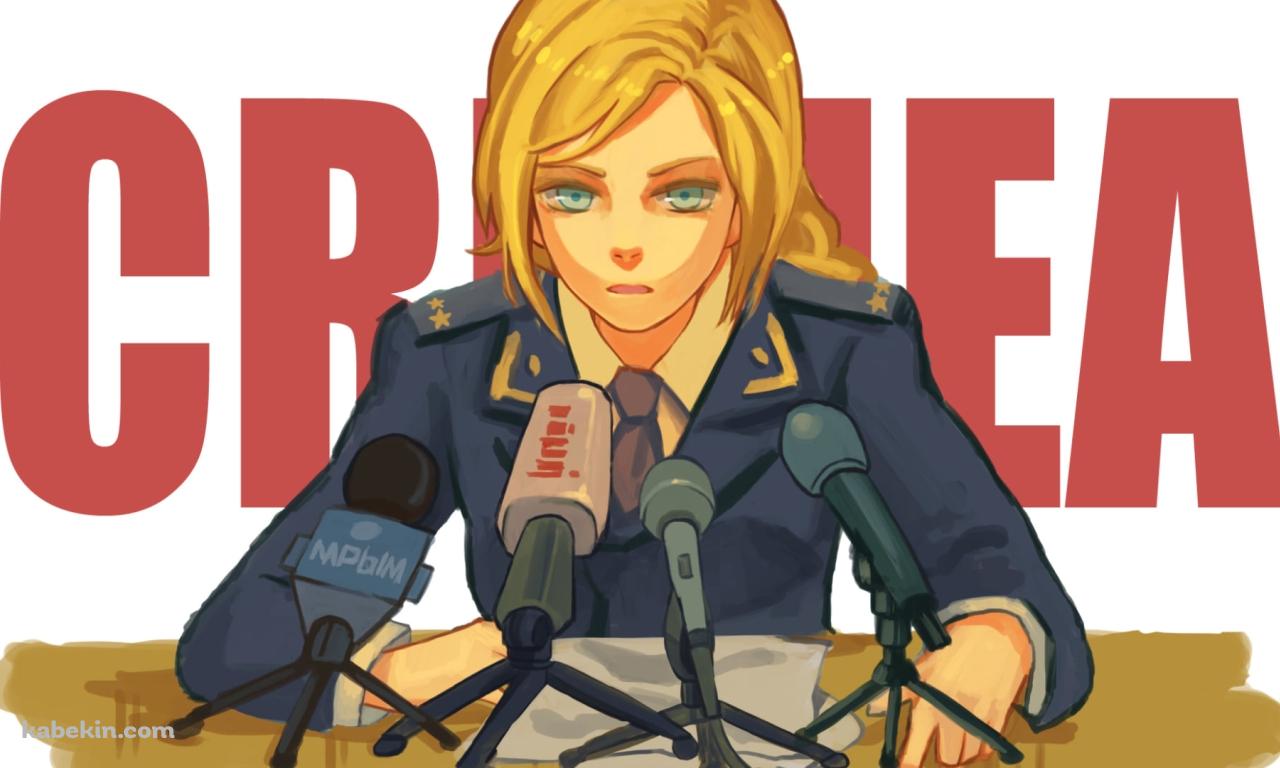記者会見をするナタリア・ポクロンスカヤ / クリミア / 美人検事総長の壁紙(1280px x 768px) 高画質 PC・デスクトップ用
