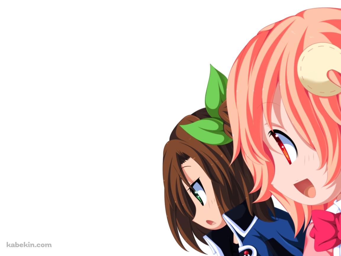 並んだアイエフとコンパ / 超次元ゲイムネプテューヌの壁紙(1152px x 864px) 高画質 PC・デスクトップ用