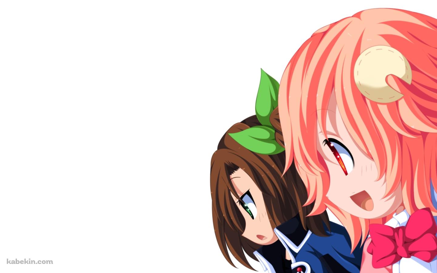 並んだアイエフとコンパ / 超次元ゲイムネプテューヌの壁紙(1440px x 900px) 高画質 PC・デスクトップ用