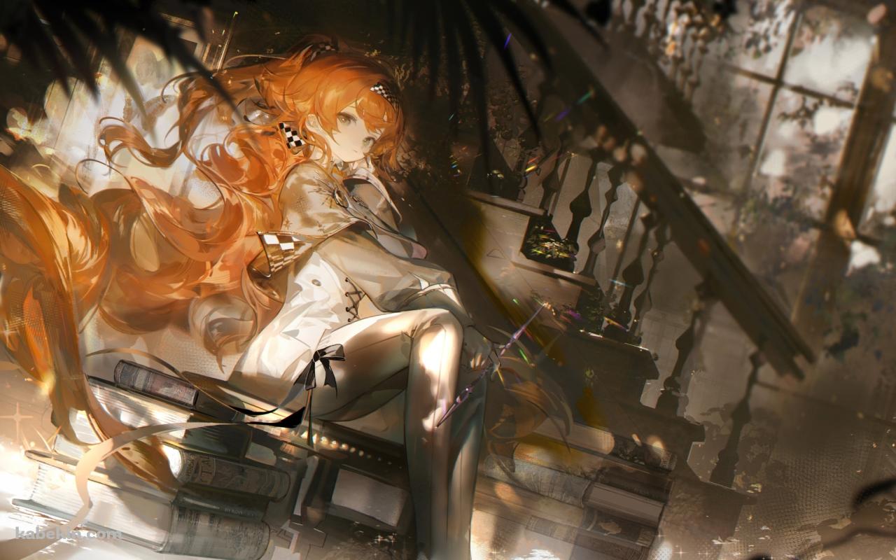 椅子に座りこちらを見つめるソネット / リバース:1999の壁紙(1280px x 800px) 高画質 PC・デスクトップ用