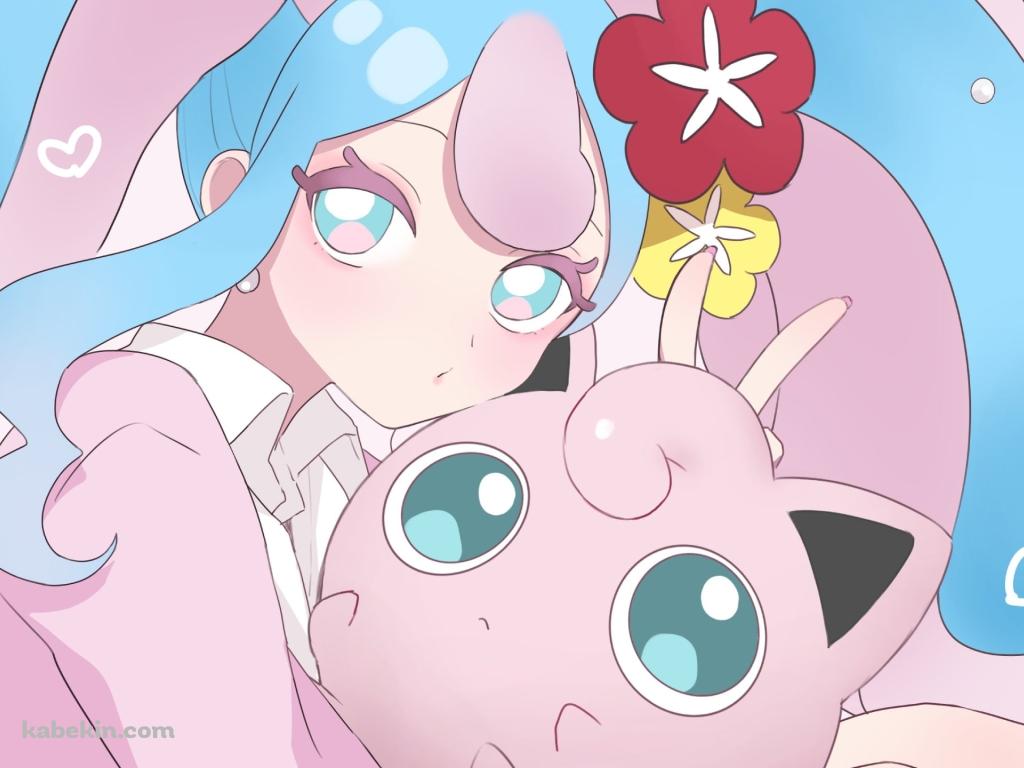フェアリーミクとプリン / 初音ミク / ボカロ / ポケモンの壁紙(1024px x 768px) 高画質 PC・デスクトップ用