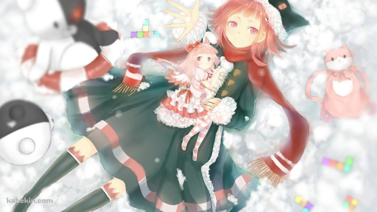 クリスマスのカラーを着た七海千秋 / ダンガンロンパの壁紙(1242px x 698px) 高画質 PC・デスクトップ用