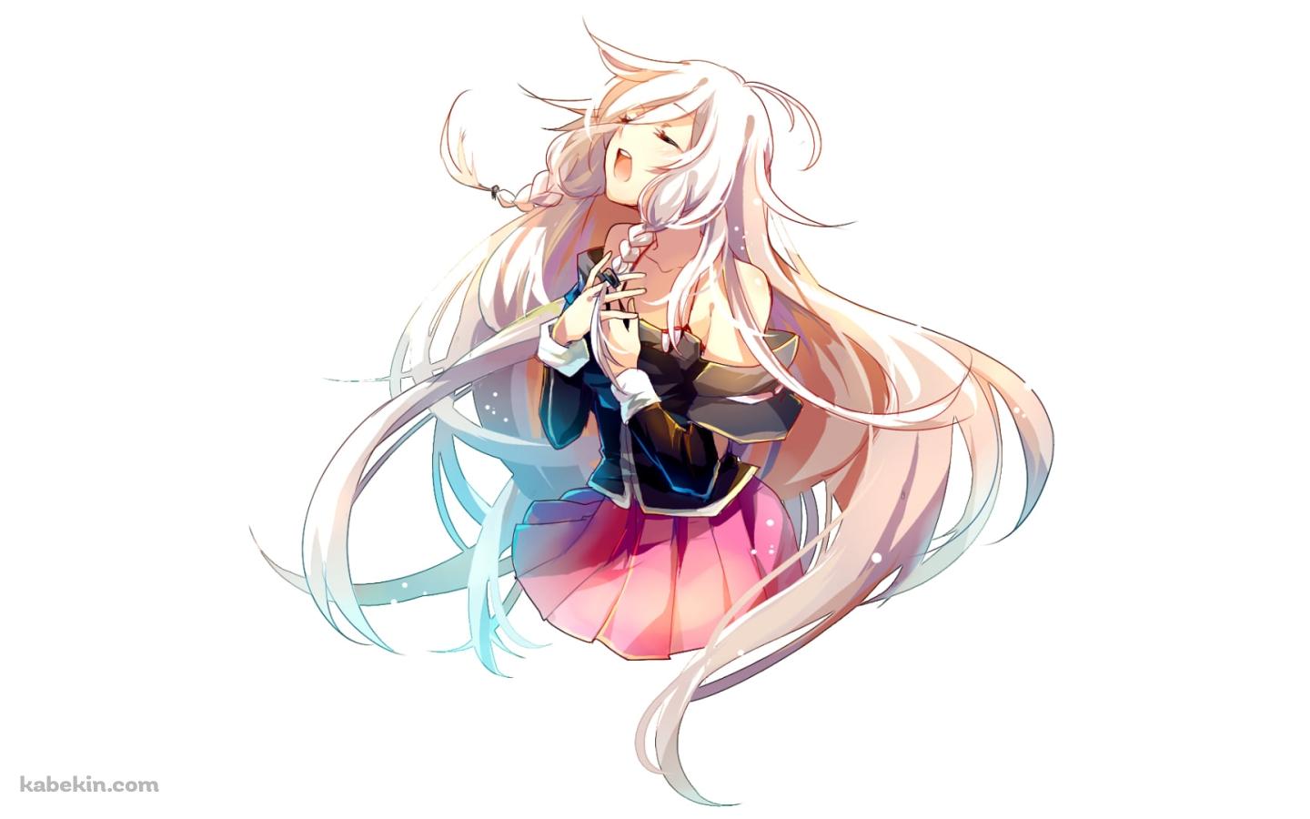 胸に両手をあてて歌うイア / IA / ボカロの壁紙(1440px x 900px) 高画質 PC・デスクトップ用