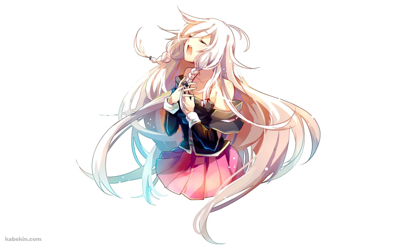 胸に両手をあてて歌うイア / IA / ボカロの壁紙(1680px x 1050px) 高画質 PC・デスクトップ用