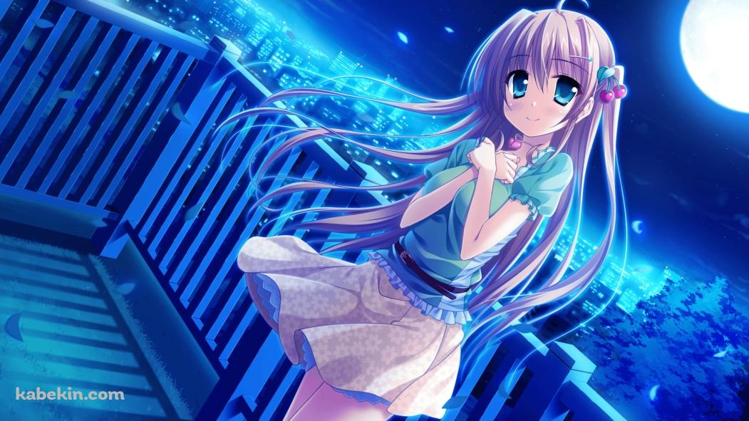 ベランダに立つ白波瀬 悠奈 / マジカル マリッジ ルナティクス!!の壁紙(1051px x 591px) 高画質 PC・デスクトップ用