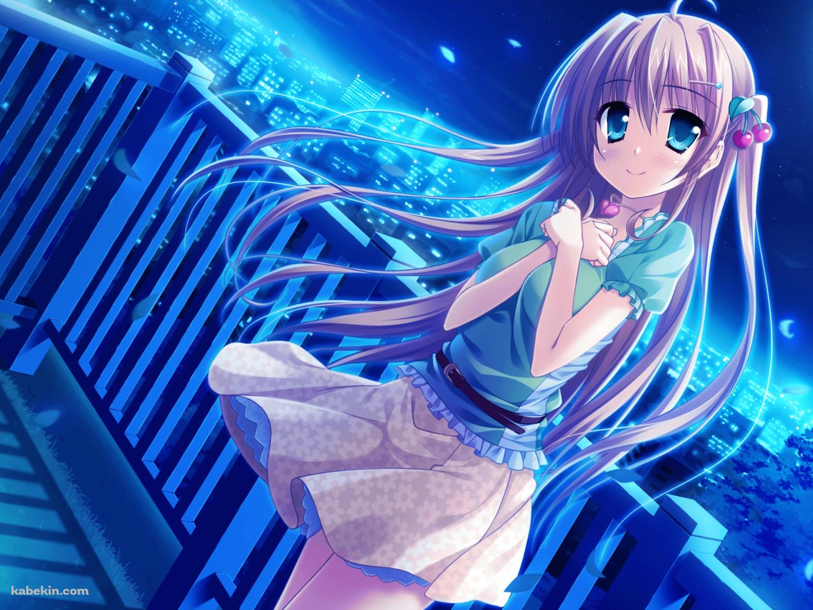 ベランダに立つ白波瀬 悠奈 / マジカル マリッジ ルナティクス!!の壁紙(1600px x 1200px) 高画質 PC・デスクトップ用