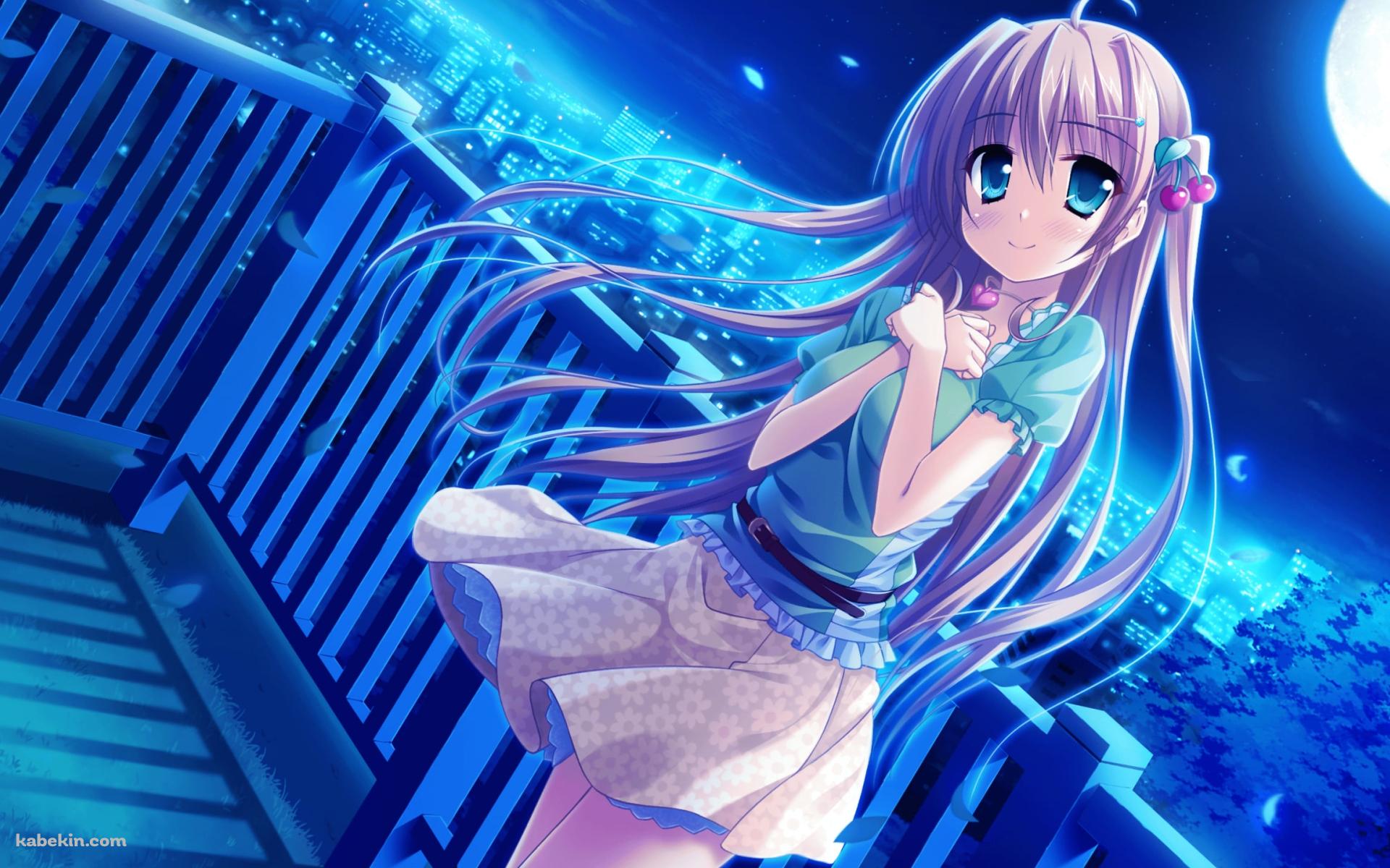 ベランダに立つ白波瀬 悠奈 / マジカル マリッジ ルナティクス!!の壁紙(1920px x 1200px) 高画質 PC・デスクトップ用