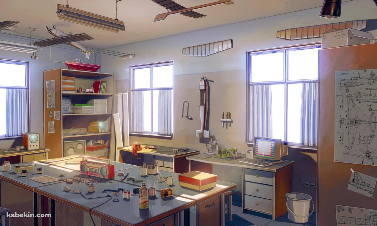 工作室 / はんだごて / ラジカセ / デスクトップPCの壁紙(1280px x 768px) 高画質 PC・デスクトップ用