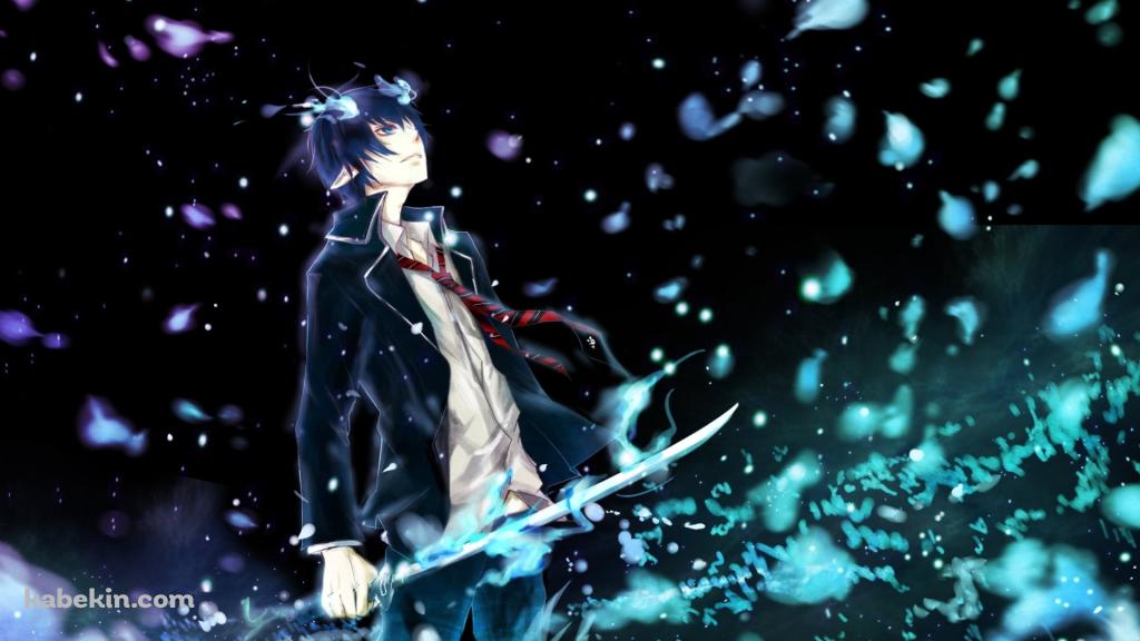 刀を持つ奥村燐 / 青の祓魔師の壁紙(1024px x 576px) 高画質 PC・デスクトップ用