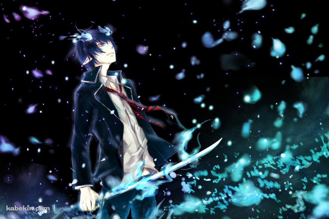 刀を持つ奥村燐 / 青の祓魔師の壁紙(1152px x 768px) 高画質 PC・デスクトップ用