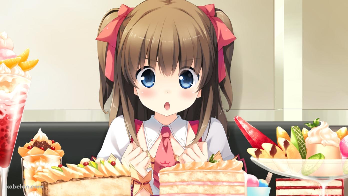スイーツの前ではしゃぐ宝交 祐佳 / ベリーズの壁紙(1391px x 783px) 高画質 PC・デスクトップ用