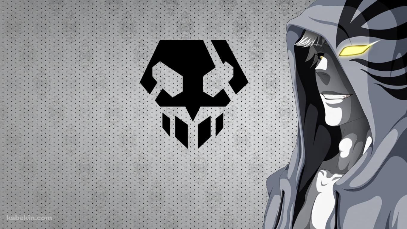 灰色のフードを被った黒崎一護 / ブリーチの壁紙(1366px x 768px) 高画質 PC・デスクトップ用