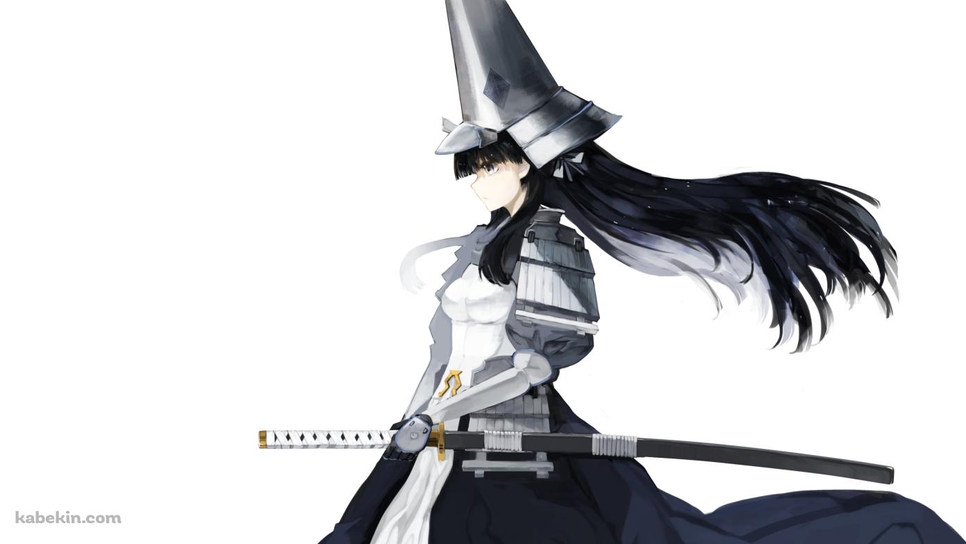 剣に手をかける上杉謙信 / 白い甲冑 / 戦国ランスの壁紙(1391px x 783px) 高画質 PC・デスクトップ用