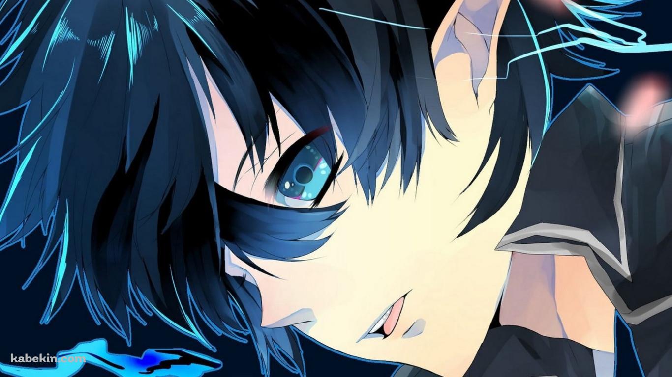 下を見つめる奥村燐 / 祓魔師 / 青の祓魔師の壁紙(1366px x 768px) 高画質 PC・デスクトップ用