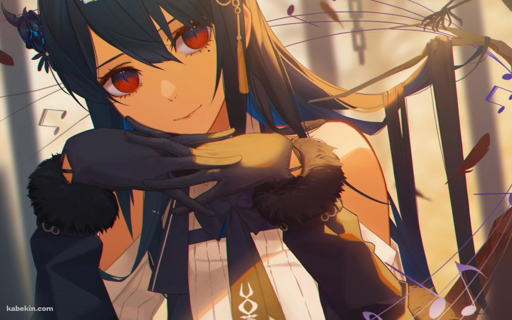 腕を組むネリッサ・レイヴンクロフト / ホロライブ / バーチャルYouTuber / Vtuberの壁紙(1680px x 1050px) 高画質 PC・デスクトップ用