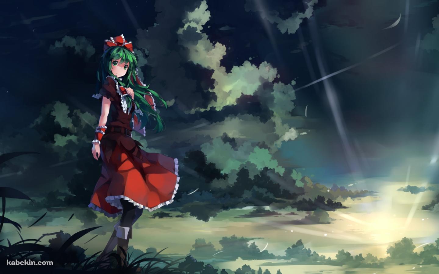 こちらに振り返る鍵山雛 / 東方の壁紙(1440px x 900px) 高画質 PC・デスクトップ用