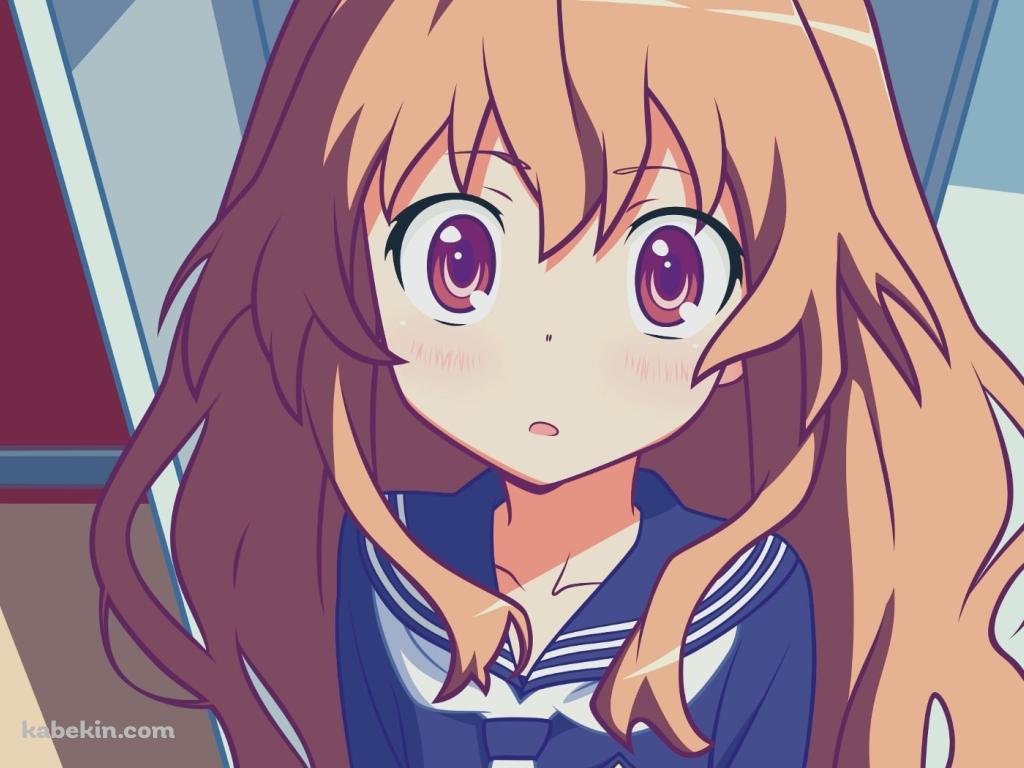 制服姿の逢坂大河 / とらドラ!の壁紙(1024px x 768px) 高画質 PC・デスクトップ用