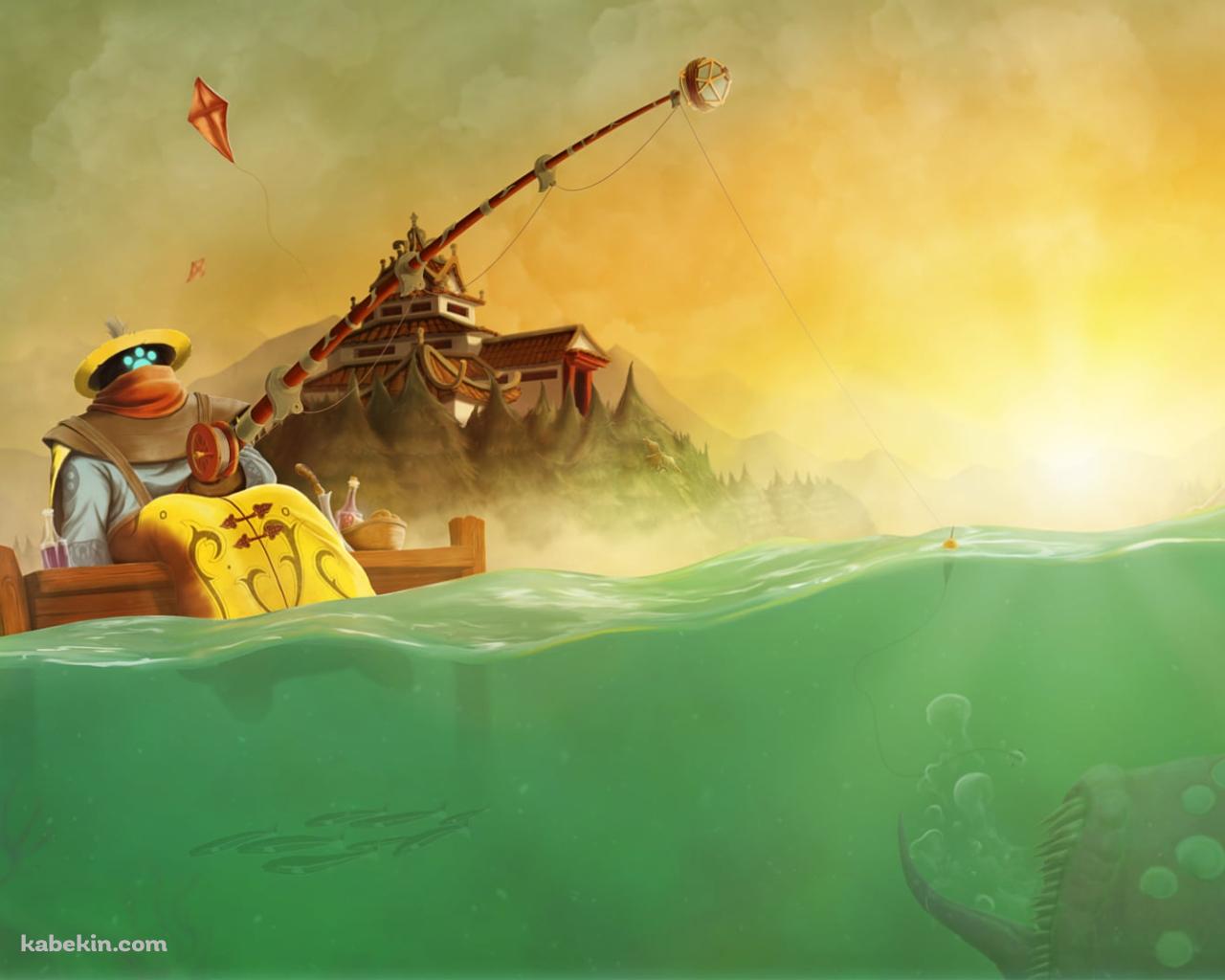 釣りをするジャックス / League of Legendsの壁紙(1280px x 1024px) 高画質 PC・デスクトップ用
