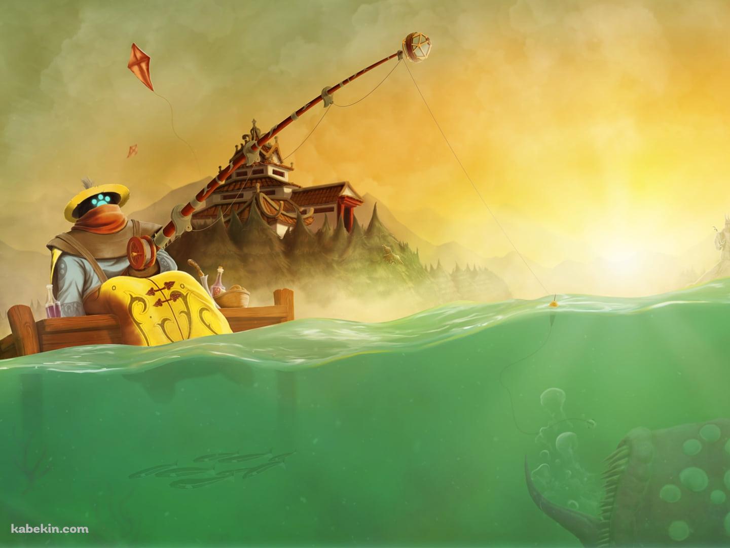 釣りをするジャックス / League of Legendsの壁紙(1440px x 1080px) 高画質 PC・デスクトップ用