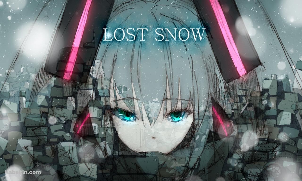 初音ミク / LOST SNOW / ボカロの壁紙(1280px x 768px) 高画質 PC・デスクトップ用