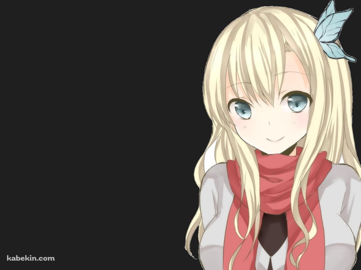 赤いマフラーをした柏崎星奈 / 僕は友達が少ないの壁紙(1152px x 864px) 高画質 PC・デスクトップ用