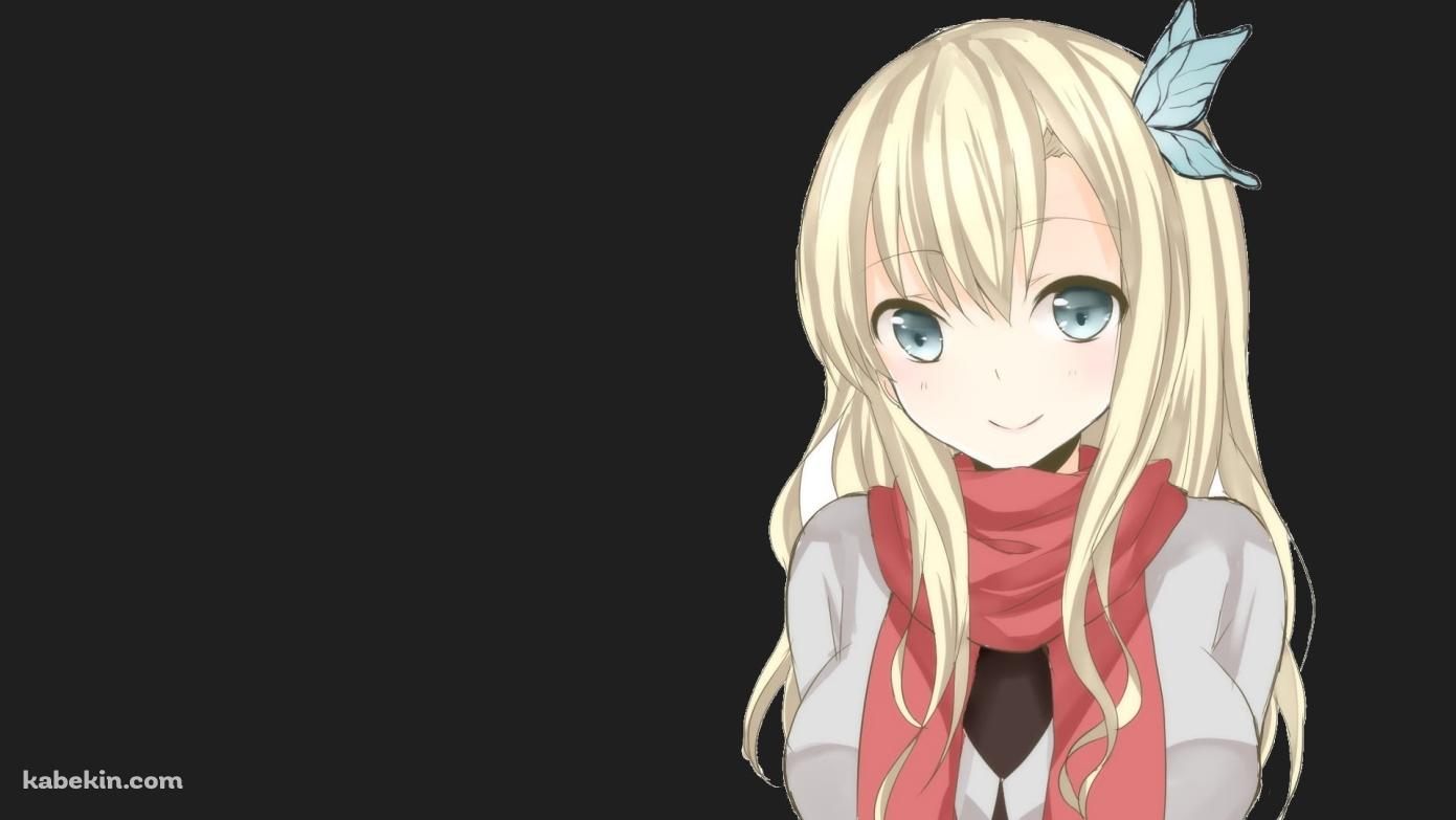 赤いマフラーをした柏崎星奈 / 僕は友達が少ないの壁紙(1391px x 783px) 高画質 PC・デスクトップ用