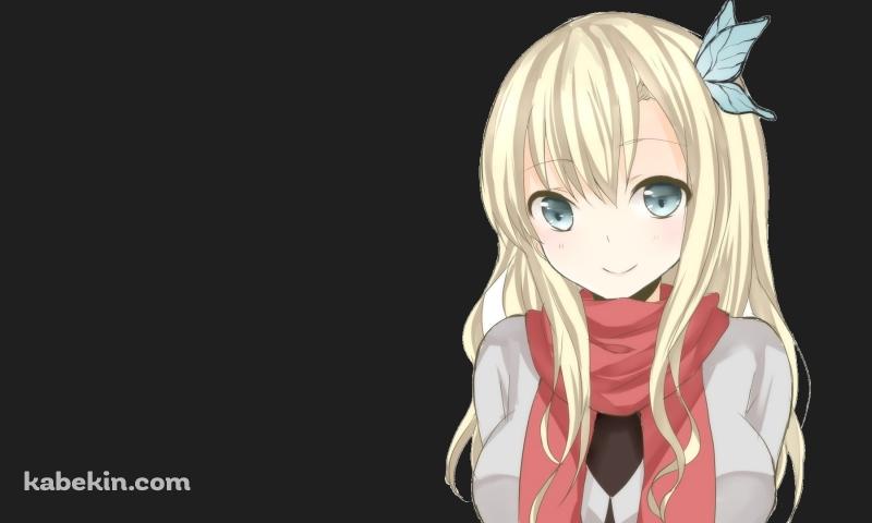 赤いマフラーをした柏崎星奈 / 僕は友達が少ないの壁紙(800px x 480px) 高画質 PC・デスクトップ用