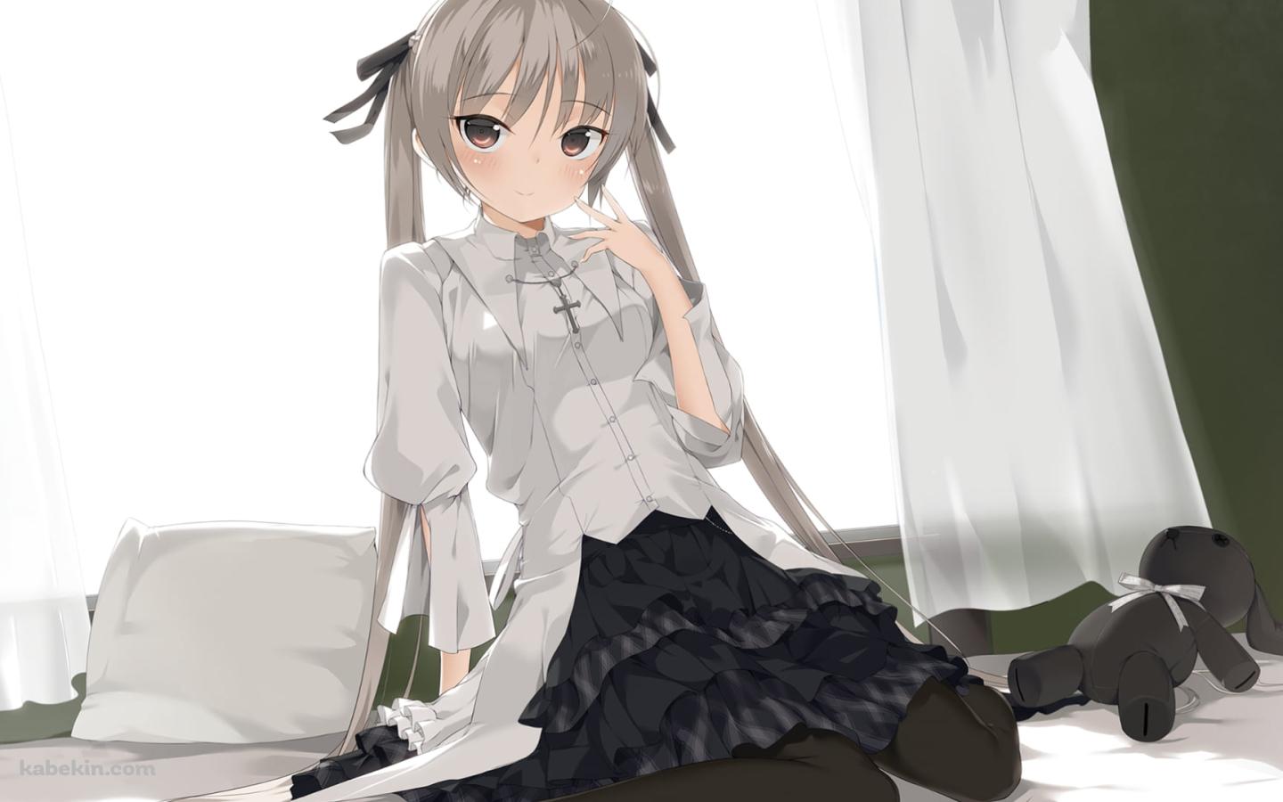 ベッドの上でくつろぐ春日野穹 / ヨスガノソラの壁紙(1440px x 900px) 高画質 PC・デスクトップ用