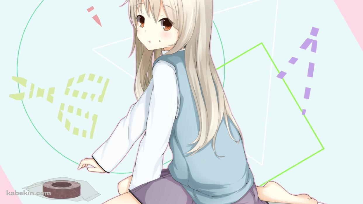 こちらに振り返る椎名ましろ / 制服 / さくら荘のペットな彼女の壁紙(1242px x 698px) 高画質 PC・デスクトップ用