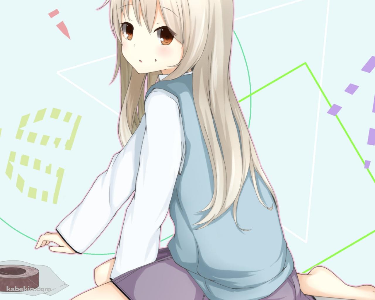 こちらに振り返る椎名ましろ / 制服 / さくら荘のペットな彼女の壁紙(1280px x 1024px) 高画質 PC・デスクトップ用