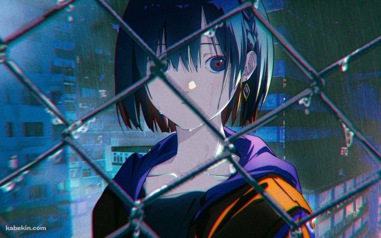 柵越しの理芽 / バーチャルYouTuberの壁紙(1440px x 900px) 高画質 PC・デスクトップ用