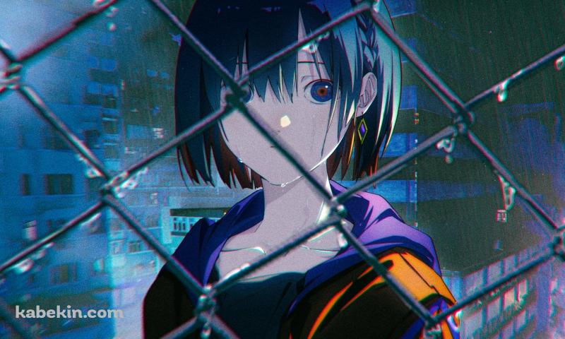 柵越しの理芽 / バーチャルYouTuberの壁紙(800px x 480px) 高画質 PC・デスクトップ用