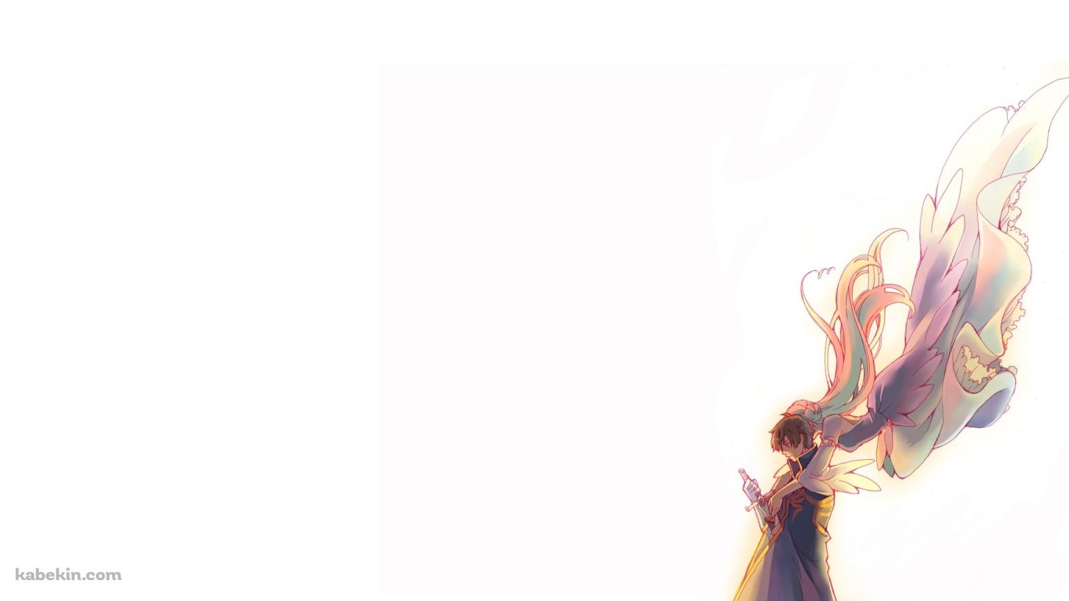 枢木スザクとユーフェミア・リ・ブリタニア / コードギアスの壁紙(1536px x 864px) 高画質 PC・デスクトップ用