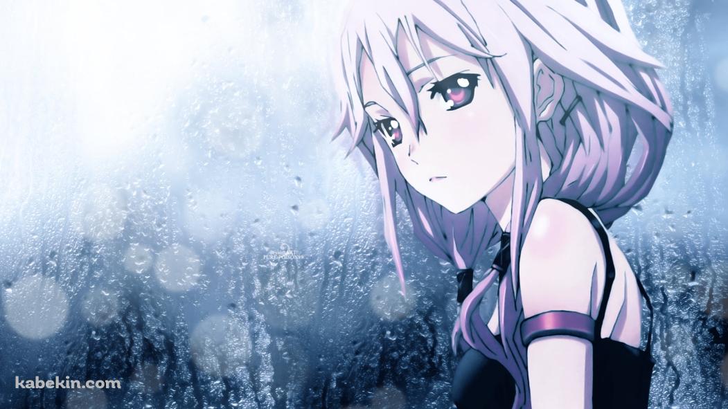 水滴のついたガラスと楪いのり / ギルティクラウンの壁紙(1051px x 591px) 高画質 PC・デスクトップ用