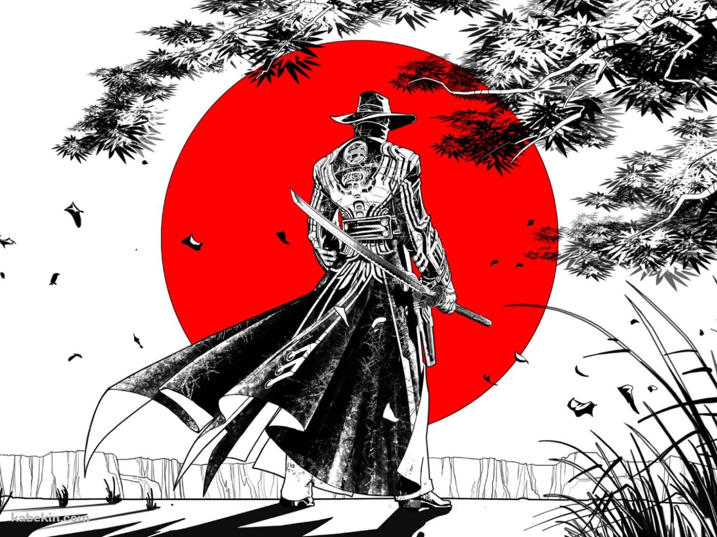 帽子を被った刀を持つ男 / 太陽 / Red Steel 2の壁紙(1400px x 1050px) 高画質 PC・デスクトップ用