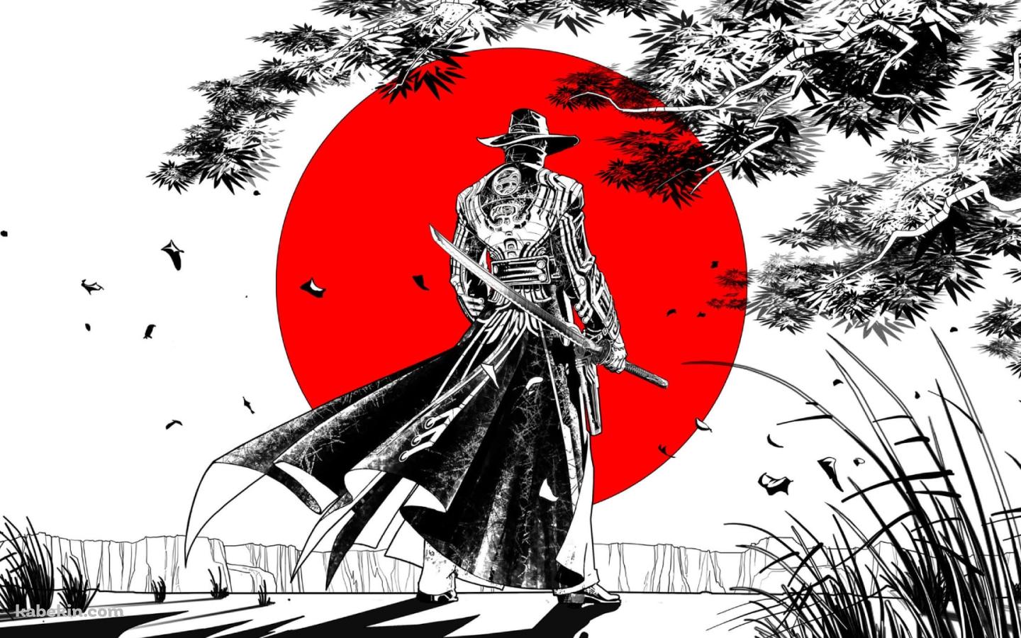 帽子を被った刀を持つ男 / 太陽 / Red Steel 2の壁紙(1440px x 900px) 高画質 PC・デスクトップ用