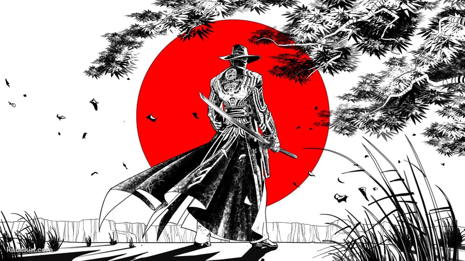 帽子を被った刀を持つ男 / 太陽 / Red Steel 2の壁紙(1536px x 864px) 高画質 PC・デスクトップ用