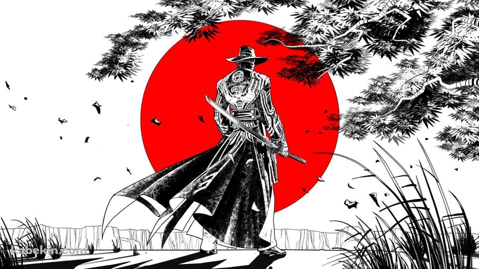 帽子を被った刀を持つ男 / 太陽 / Red Steel 2の壁紙(960px x 540px) 高画質 PC・デスクトップ用