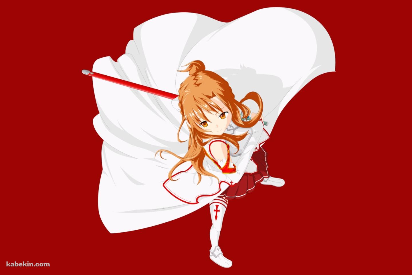 上から見たアスナ / ソードアートオンラインの壁紙(1440px x 960px) 高画質 PC・デスクトップ用