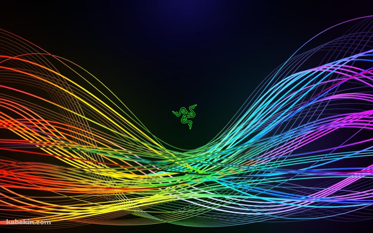 RAZER / Rainbow RGB LINEの壁紙(1280px x 800px) 高画質 PC・デスクトップ用